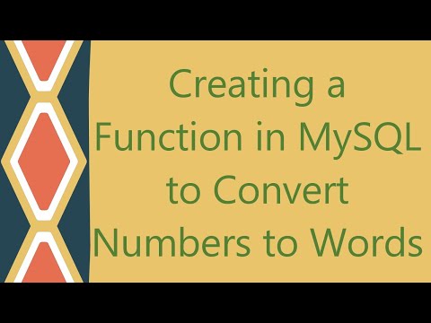 Creating a Function in MySQL to Convert Numbers to Words