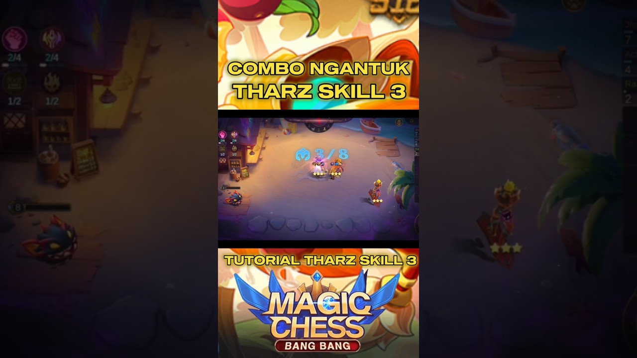 COMBO MAGER THARZ SKILL 3 !!! Magic Chess Mobile Legends Bang Bang