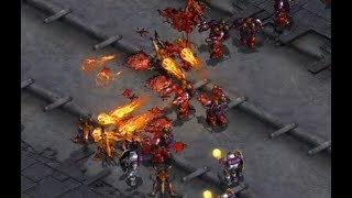 Larva (Z) v Flash (T) - StarCraft - Brood War REMASTERED