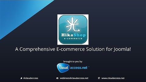 HikaShop: A Comprehensive E-commerce Solution for Joomla!