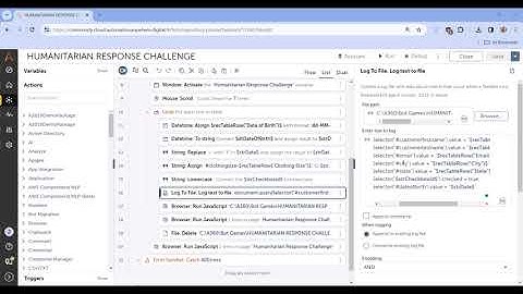 AA A360 Bot Games Humanitarian Response Challenge with Javascript