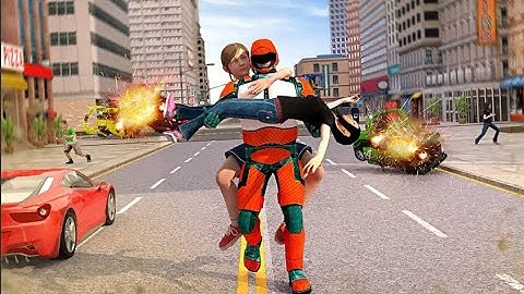 US Light Robot Speed Hero Part-3 | City Rescue Mission Android GamePlay | By Game Crazy