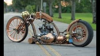The Best of Rat Rod  and  Steampunk  Motorcycles!