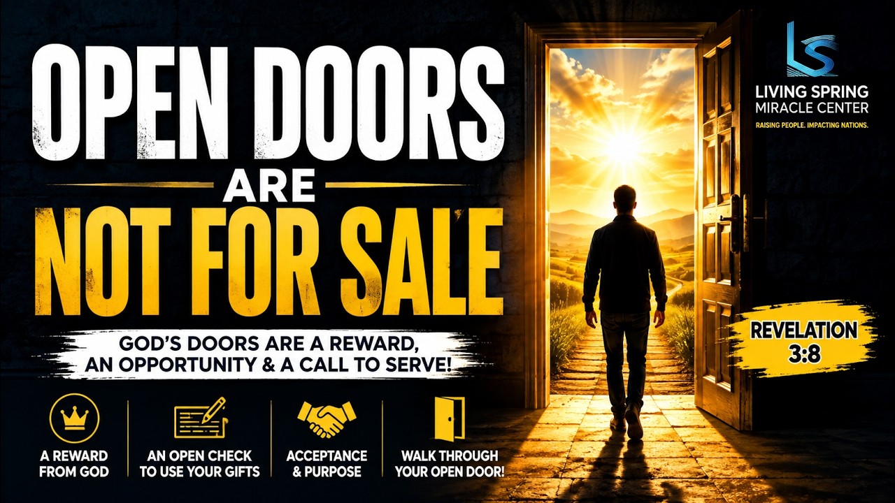 Open Doors Not For Sale | Pastor Yakubu Fisse | August 9, 2026