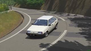 Lada 21099 on Sakanotsuji Touge