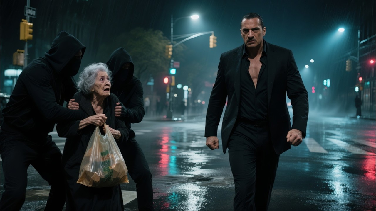The Mafia Boss Saw Tattooed Men Harassing an Elderly Woman — Minutes Later, the Entire Street Fell