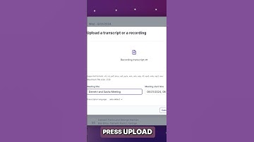 How to Upload and Summarize Meetings with AI Prompts