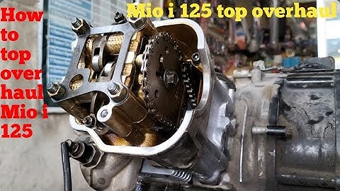 How to top overhaul Mio i 125 / Ylanan Tv