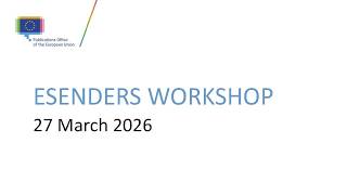 TED - eSenders webinar (27 March 2026)