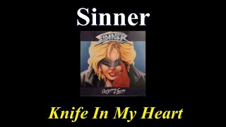 Sinner - Knife in My Heart - Lyrics - Tradução pt-BR