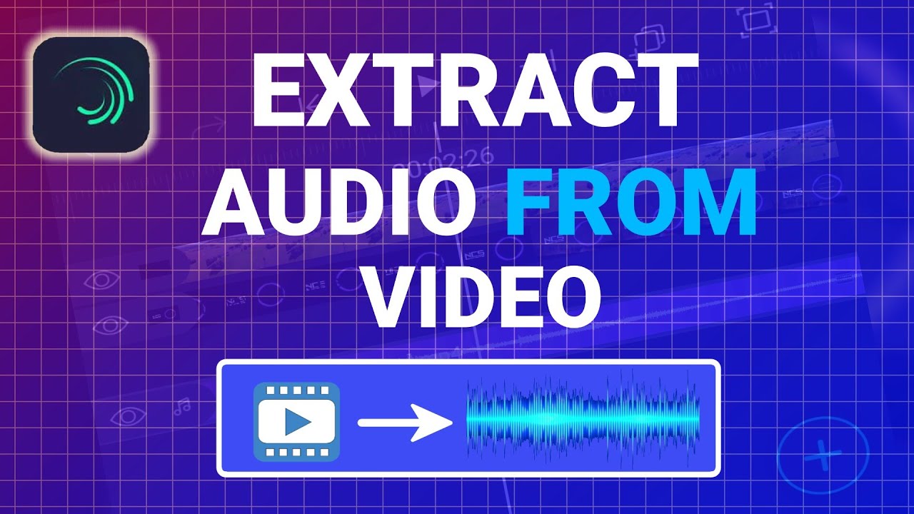 Extract Audio From Video In Alight Motion 2023 - YouTube