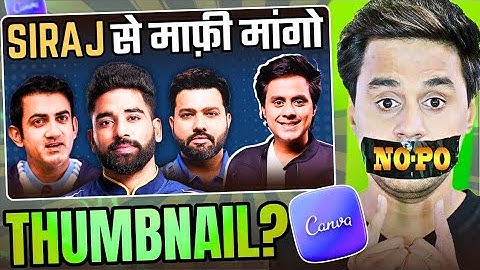 How to Make Thumbnail Like @RJRaunacNoPo_  | Canva Thumbnail Tutorial | Logical Tech