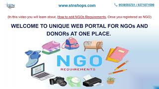 Learn About How To Add NGO's Requirements At @softthenext screenshot 5