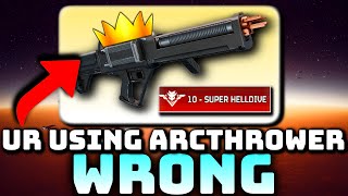 UR USING ARC THROWER WRONG - INDEPTH WEAPON GUIDE | BEST BUILD & WEAPON TIPS HELLDIVERS 2 TERMINIDS