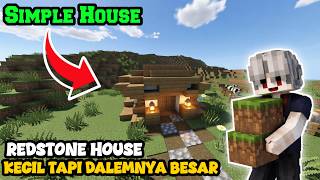 SIMPLE HOUSE REDSTONE || KECIL TAPI DALAMNYA LUAS || BAGI BAGI MAP REDSTONE screenshot 1