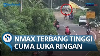 Yamaha NMax Mendadak Rem Blong di Rest Area Jalur Cangar-Pacet, Mojokerto, Korban Luka Ringan
