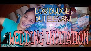 LOW BUDGET BUT ELEGANT WEDDING INVITATION