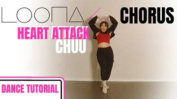 CHUU - HEART ATTACK DANCE TUTORIAL (Mirrored & Explanation) CHORUS