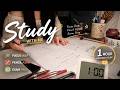 1 Hour Study With Me | Deep Focus, Pencil ASMR & Exam Prep