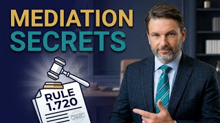 Florida Rule 1.720 — Mediation Procedures (How a Court-Ordered Mediation Actually Runs)