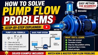How to solve pump flow problem | Pump Flow Problem Solve Step by Step #pump #fitter
