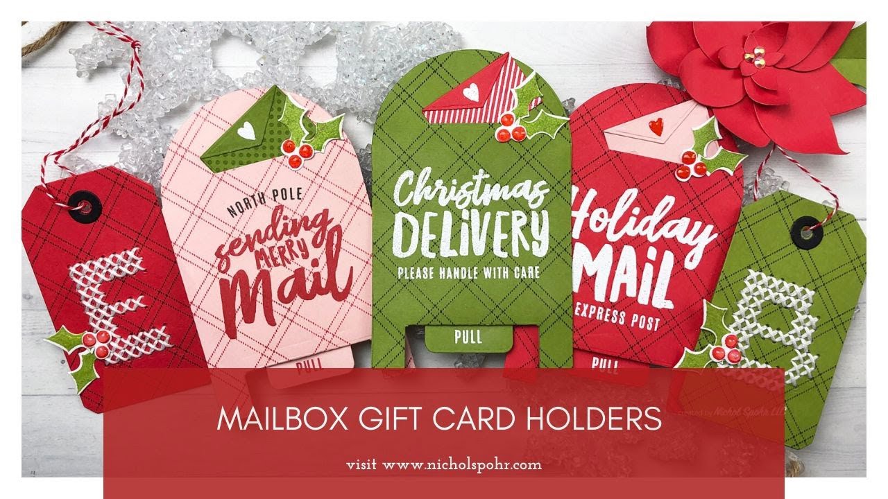 Mailbox Gift Card Holders Showcase (The Stamp Market) YouTube
