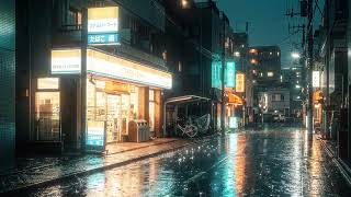 Late Night Convenience Store 🌃 Calm City Street Ambience