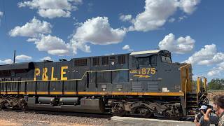 CSX 1875 leads the BNSF U-BIRSWW! 07/08/2026