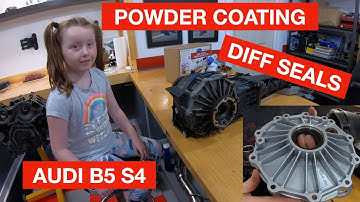 Audi B5 S4 A4 Rear Diff Refresh - Powder Coat and Output Seals