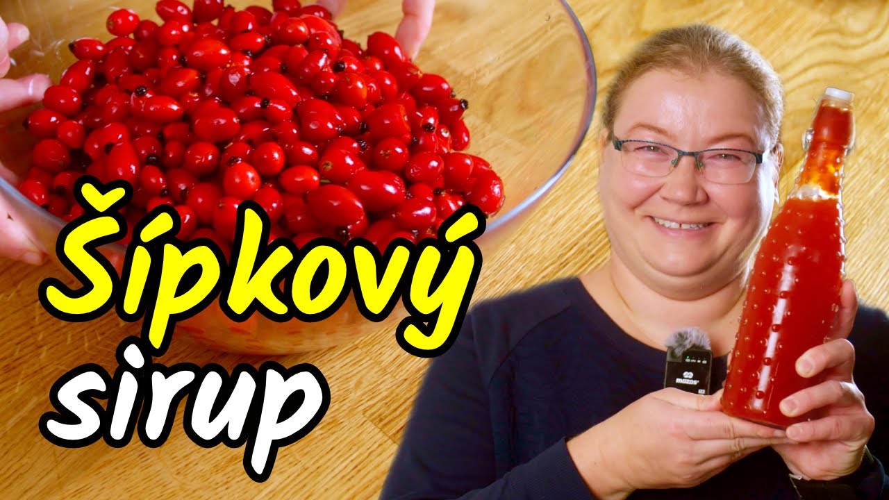 👩‍🍳 Domácí ŠÍPKOVÝ SIRUP bez vaření! Vyzkoušený recept, který uchová nejvíce vitamínů
