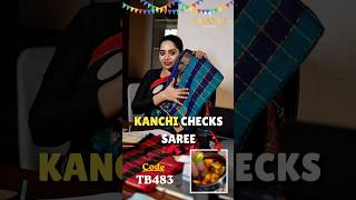 ✨Kanchi Checks Saree 💕 | CODE: TB483