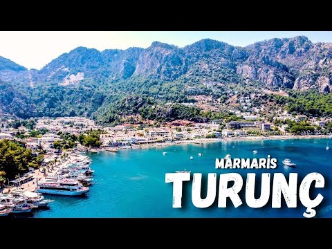 Marmaris Turunç Koyu - Marmaris Turunç Beach - Marmaris Gezilecek Yerler - Marmaris Muğla Turkey