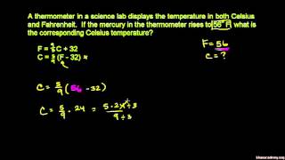 Converting Fahrenheit to Celsius