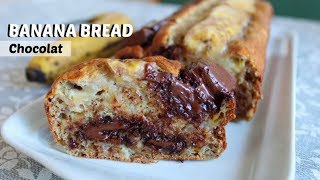 Banana bread/chocolat (Simple et rapide) - Cookwithso
