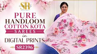 Pure Handloom Cotton Kota Sarees in Digital Prints  | Lightweight & Elegant |Jejis Vlogs screenshot 4