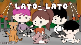 Laban ng Lato-lato babae vs lalake | Pinoy Animation | CellyFunArt