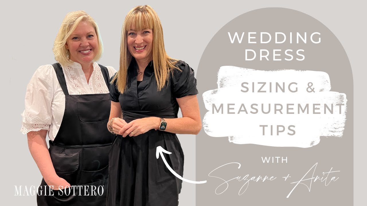 Wedding Dress Sizing And Measurement Tips YouTube