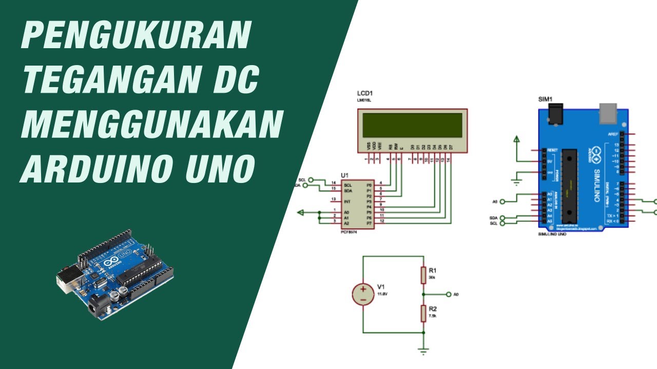 Cara Membaca Tegangan DC Menggunakan Arduino Uno - YouTube