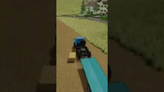 Уборка соломы на карте Erlengrad #farmingsimulator22 #fs22 #farmingsimulatormods