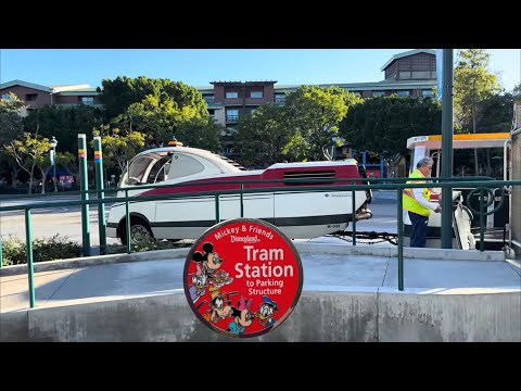 Mickey and Friends Tram to the Esplanade POV - Disneyland 70th - 11/28/25 (4k 60fps)