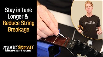 How to fix and keep your guitar in tune longer & reduce string breakage using TUNE IT