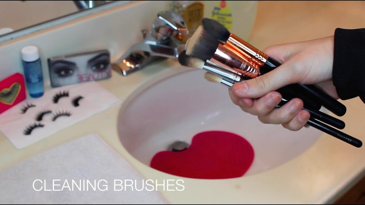 How to clean your Lashes and Brushes! TLC YouTube