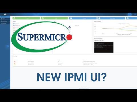 Supermicro’s New IPMI Interface!