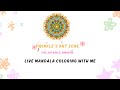 Live Mandala Coloring That Melts Stress Away ❤️