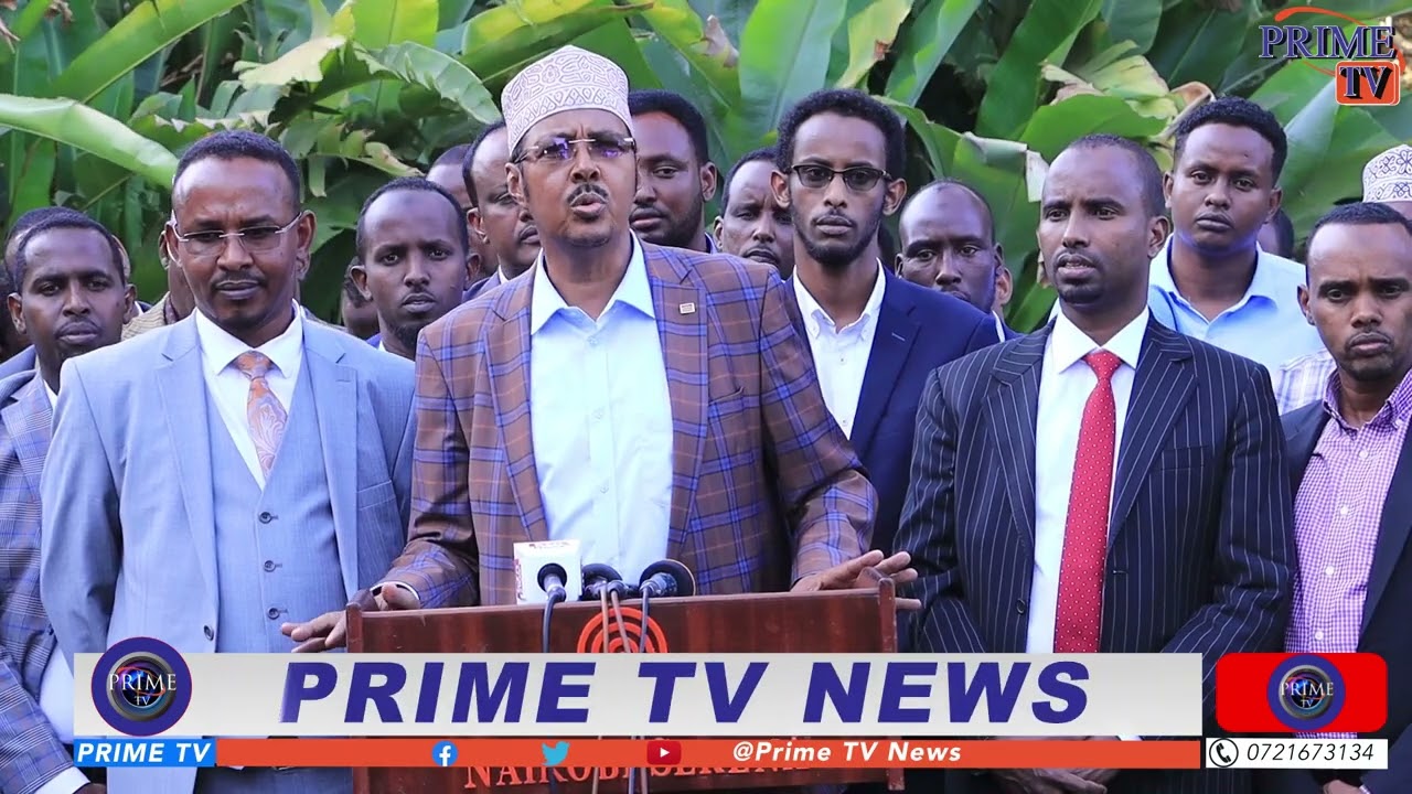 Press Conference by Eldas Mp Hon. Adan Keynan after the High Court upholds the election of Eldas