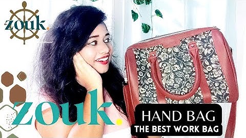 Zouk Handbag review//100 Vegan Leather//Office College Bags️//what