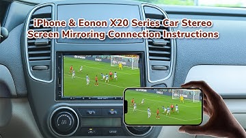 [iPhone & Eonon X20 Series Car Stereo] Screen Mirroring Connection Instructions