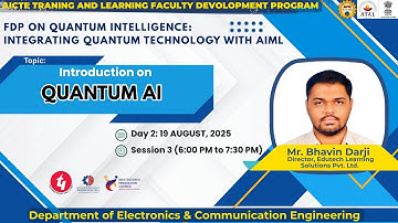AICTE-ATAL FDP | Day-2 | Session-3 | ECE | Techno Main Salt Lake.
