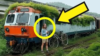 Full Woman Turned An Abandoned Train Into A Home But What Was Inside It Left Everyone Shocked