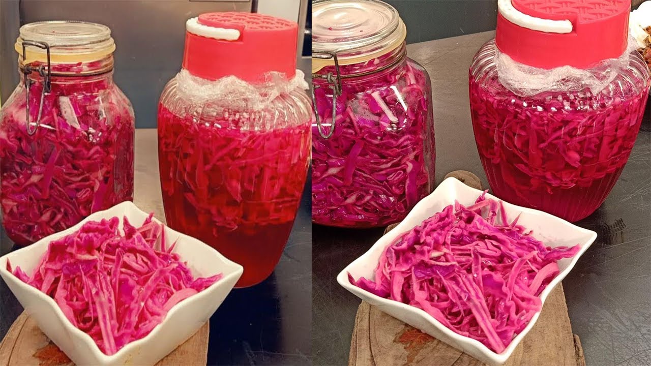 طريقة عمل مخلل أحمر | البلدي يوكل مع الشيف نونا